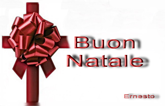 Buon Natale a tutti.